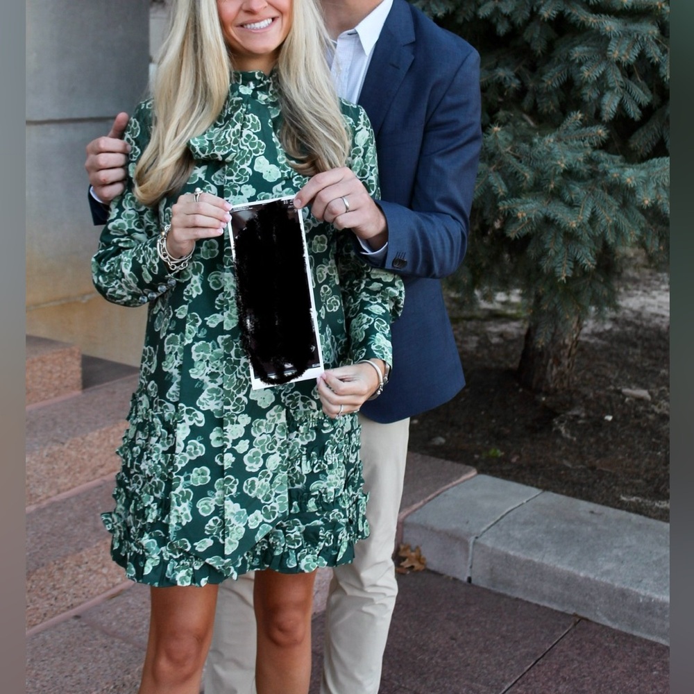 Tuckernuck Green Floral Dress